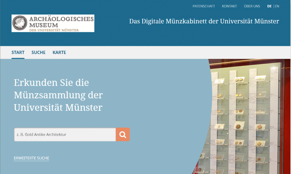 Das Digitale Münzkabinett der Westfälischen Wilhelms-Universität Münster